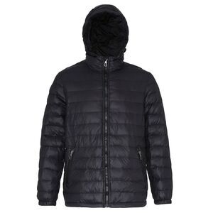2786 Mens  Outdoor Water & Wind Resistant Padded Down Style Jacket/Coat / Black/